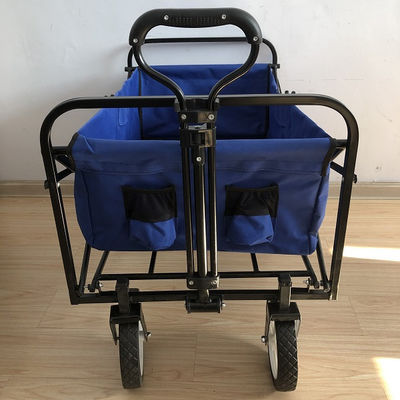 Carrinho dobrável dobrável, Carrinho de praia de grande capacidade, Carrinho dobrável para esportes, compras, acampamento