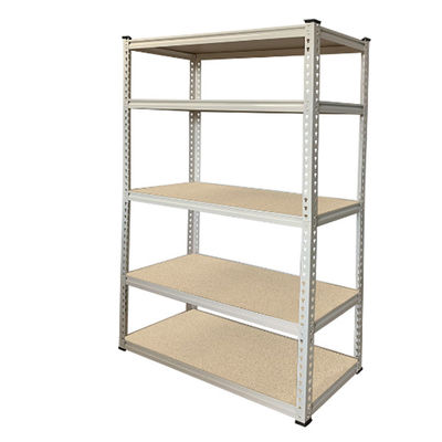 Cremalheira resistente do metal 700*300*1500 que arquiva a cremalheira branca industrial ajustável de Boltless