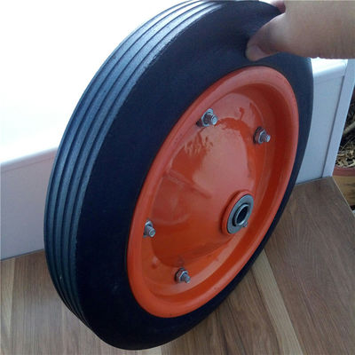 31cm 13 avançam os pneus de borracha contínuos Rim Solid Rubber Wheelbarrow Tire colorido para o caminhão de mão