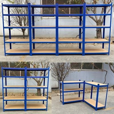 Cremalheira arquivando arquivando resistente do metal da garagem do armazenamento de 5 séries do MDF Boltless