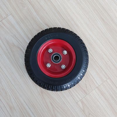 250-4 metal Rim Wheel Barrow roda de borracha do pneu pneumático do trole da mão de 8 polegadas