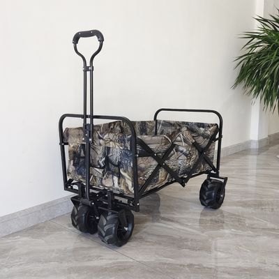 Trole de acampamento da praia das rodas dobráveis resistentes da carga 4 do carro de jardim 160LB