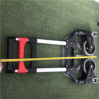 trole de alumínio dobrável da mão do trole da mão da dobradura 70kgs portátil