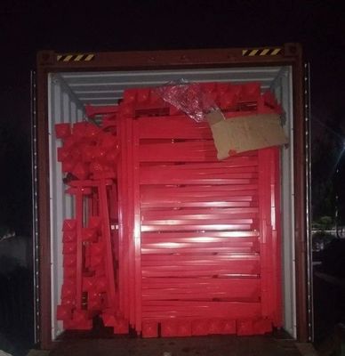 Cremalheira dobrável do pneu do armazém da cremalheira do empilhador da cremalheira comercial do armazenamento de Boltless