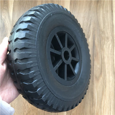 2.50-4 trole plástico do carrinho de mão de Rim Hand Truck Wheel For da roda da espuma do plutônio