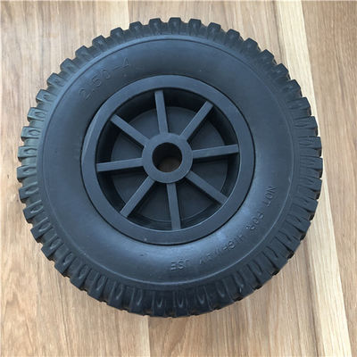 2.50-4 trole plástico do carrinho de mão de Rim Hand Truck Wheel For da roda da espuma do plutônio