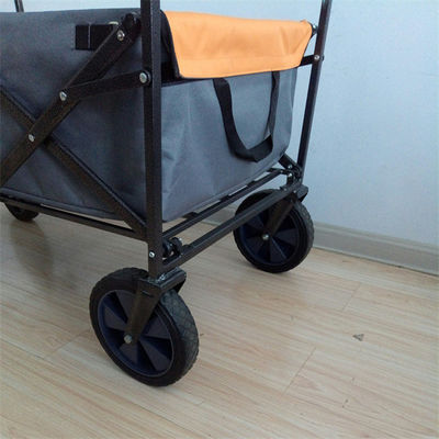 Do quadro de aço inoxidável dobrável do carro do vagão de 4 rodas vagão de dobramento exterior