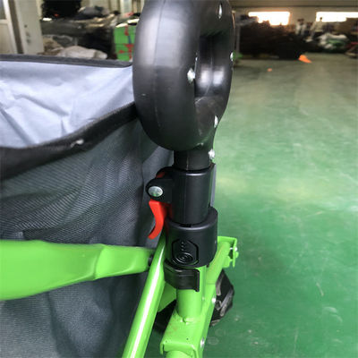 Vagão de serviço público exterior de dobramento dobrável do carro 112cm do vagão da roda da armação de aço
