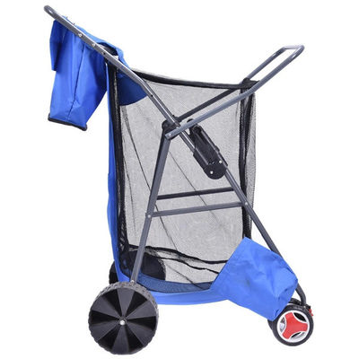Carro plástico de EVA Wheel Fishing Cart Folding do carro dobrável portátil do vagão com rodas