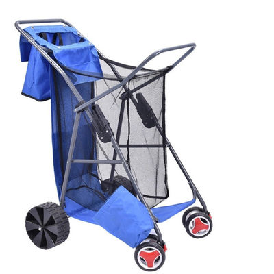 Carro plástico de EVA Wheel Fishing Cart Folding do carro dobrável portátil do vagão com rodas