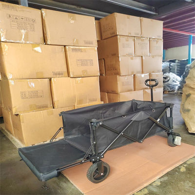 Vagão dobrável de serviço público de compra do piquenique do carro dobrável do vagão com toda a roda do terreno