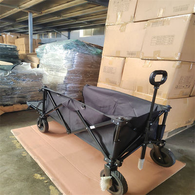 Vagão dobrável de serviço público de compra do piquenique do carro dobrável do vagão com toda a roda do terreno