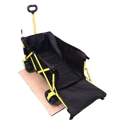 Vagão dobrável do acampamento da dobradura do carro do vagão do armazenamento fácil com a extensão exterior