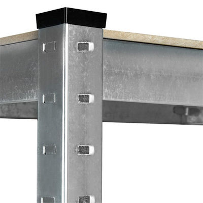 750mm armazenamento do armazém da cremalheira de Boltless de 5 camadas submete prateleiras industriais do armazenamento do metal