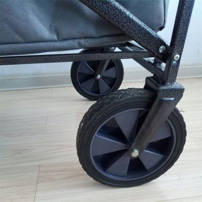 PVC rodas contínuas de dobramento de borracha duras do trole do carro das rodas 20cm de 8 polegadas