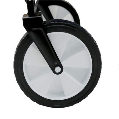 PVC rodas contínuas de dobramento de borracha duras do trole do carro das rodas 20cm de 8 polegadas