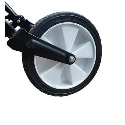 PVC rodas contínuas de dobramento de borracha duras do trole do carro das rodas 20cm de 8 polegadas
