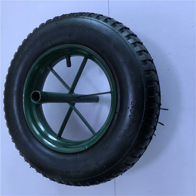 3.50-8 rodízio de borracha pneumático pequeno das rodas do carrinho de mão das rodas pneumáticas do trole