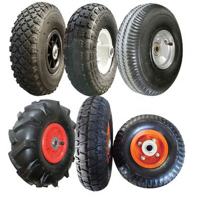 3.00-4 o caminhão do saco de 10 polegadas roda o OEM pneumático das rodas do trole da mão 240mm