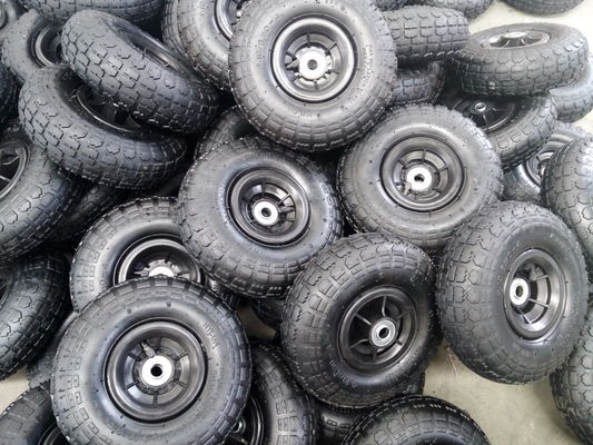 O jardim caminhão do saco de 10 polegadas roda a roda de borracha 26CM do ar das rodas infláveis do trole