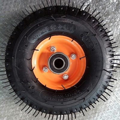 O trole pneumático de 10 polegadas roda 350 4 rodas pneumáticas de borracha de 6 PARES para o jardim