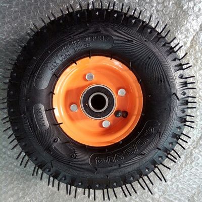 O trole pneumático de 10 polegadas roda 350 4 rodas pneumáticas de borracha de 6 PARES para o jardim