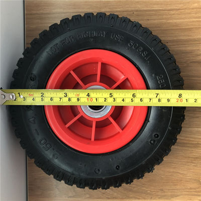 250-4 rodas plásticas do trole da mão de Rim Pneumatic Trolley Wheels 21CM pneumáticas
