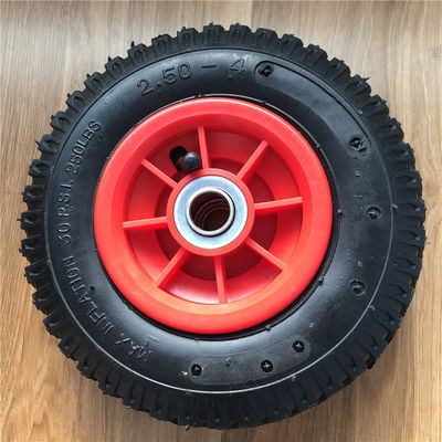 250-4 rodas plásticas do trole da mão de Rim Pneumatic Trolley Wheels 21CM pneumáticas