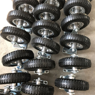 250-4 rodas de borracha do rodízio resistentes para o carro da mão