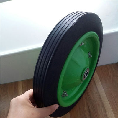 31cm 13 avançam os pneus de borracha contínuos Rim Solid Rubber Wheelbarrow Tire colorido para o caminhão de mão