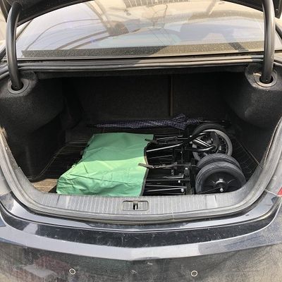 8 da tela dobrável do trole 600D Oxford da praia da polegada vagão de dobramento de pouco peso