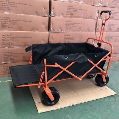 Carrinho de carro com rodas dobrável, porta traseira dobrável de carro dobrável, carrinho de utilidade portátil pesado para acampamento, desporto