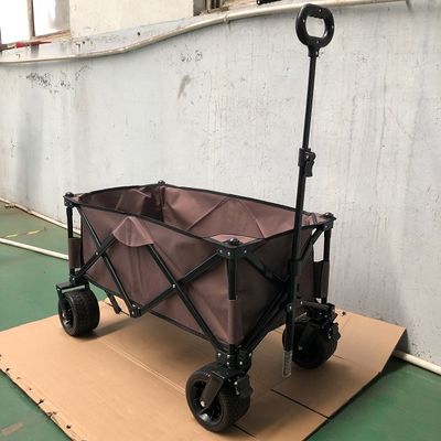 Carros dobráveis da tração do jardim de serviço público do vagão de praia da dobradura da grande capacidade