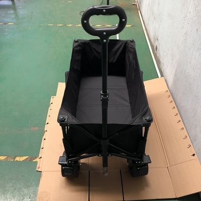 Carros dobráveis da tração do jardim de serviço público do vagão de praia da dobradura da grande capacidade