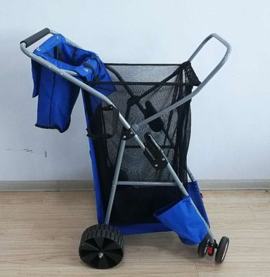dobradura da tela de 600D Oxford que pesca o trole de pesca dobrável do carro com roda grande