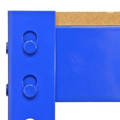 Azul da unidade de armazenamento da casa da prateleira do metal da série de Boltless 5