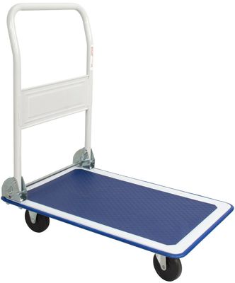 Trole do caminhão de mão da plataforma do carro da plataforma da dobradura do transporte 300kg resistente