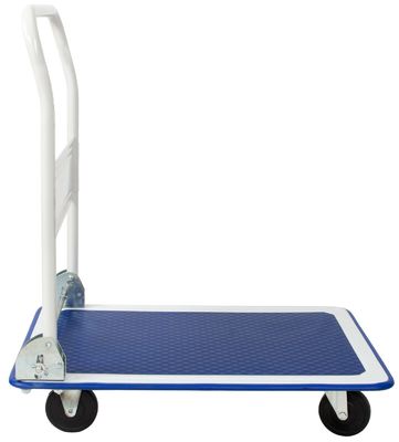 Trole do caminhão de mão da plataforma do carro da plataforma da dobradura do transporte 300kg resistente