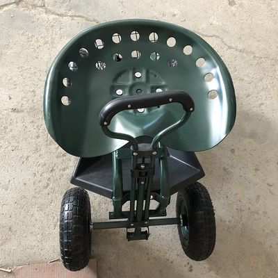 O rolamento ajustável do jardim trabalha Seat que rola Seat para o trole de jardinagem com giro Seat