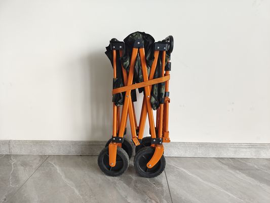O carro dobrável prático de quatro vias do vagão com O deu forma ao pano resistente do punho 600D Oxford