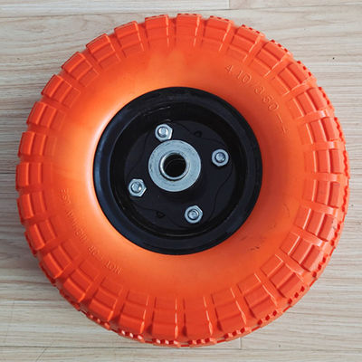10 pneu de borracha da roda 3.50-4 do trole de serviço público da polegada com a roda pneumática da carga 120LB