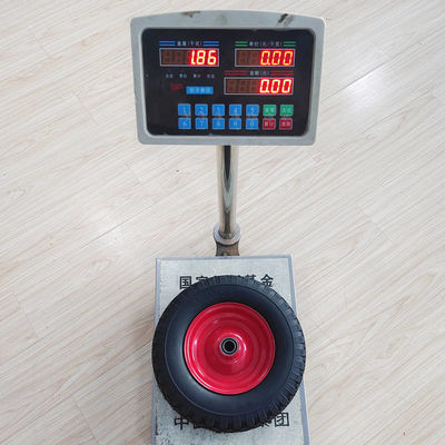 3.50-6 o trole de aço vermelho de Rim Sack Barrow Rubber Pneumatic do pneu roda 10 polegadas