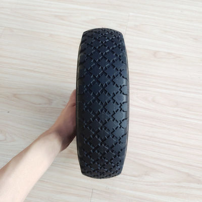 3.50-6 o trole de aço vermelho de Rim Sack Barrow Rubber Pneumatic do pneu roda 10 polegadas