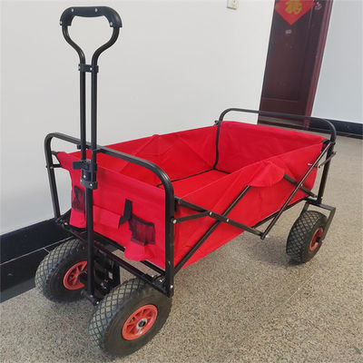 Carro de acampamento exterior de serviço público de dobramento dobrável resistente das ferramentas de jardim do vagão