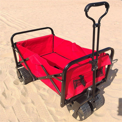 Recipiente do rolo todo o carro dobrável de acampamento da dobradura do vagão da praia da roda do terreno