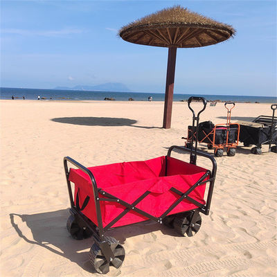 Recipiente do rolo todo o carro dobrável de acampamento da dobradura do vagão da praia da roda do terreno