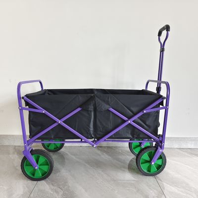 Roda feita sob encomenda de acampamento prática de dobramento do carro do punho retrátil do carrinho de criança do vagão