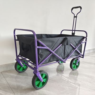 Roda feita sob encomenda de acampamento prática de dobramento do carro do punho retrátil do carrinho de criança do vagão