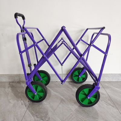 Roda feita sob encomenda de acampamento prática de dobramento do carro do punho retrátil do carrinho de criança do vagão