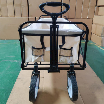 Vagão de acampamento de dobramento do quadro dobrável fácil do metal do carrinho de compras do controle